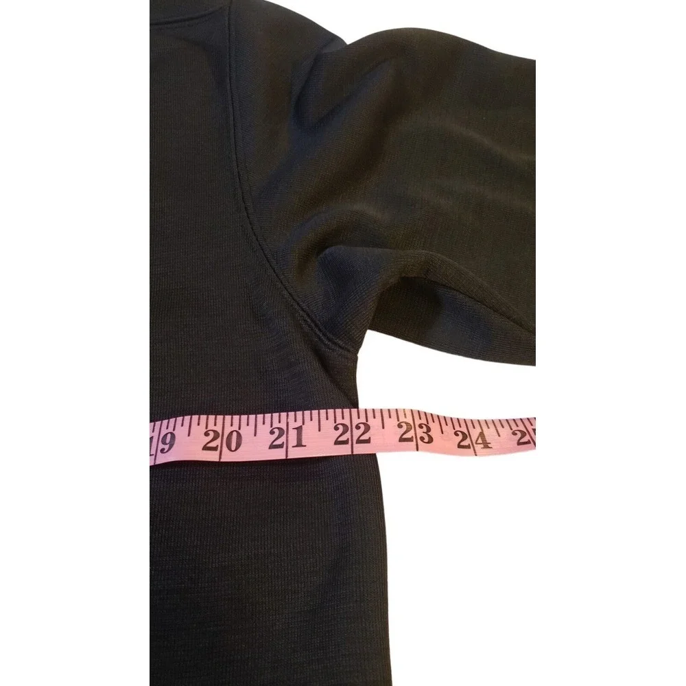 C. E. Schmidt Workwear 1/4 Zip Black‎  Fleece Pullover Men's Size Medium